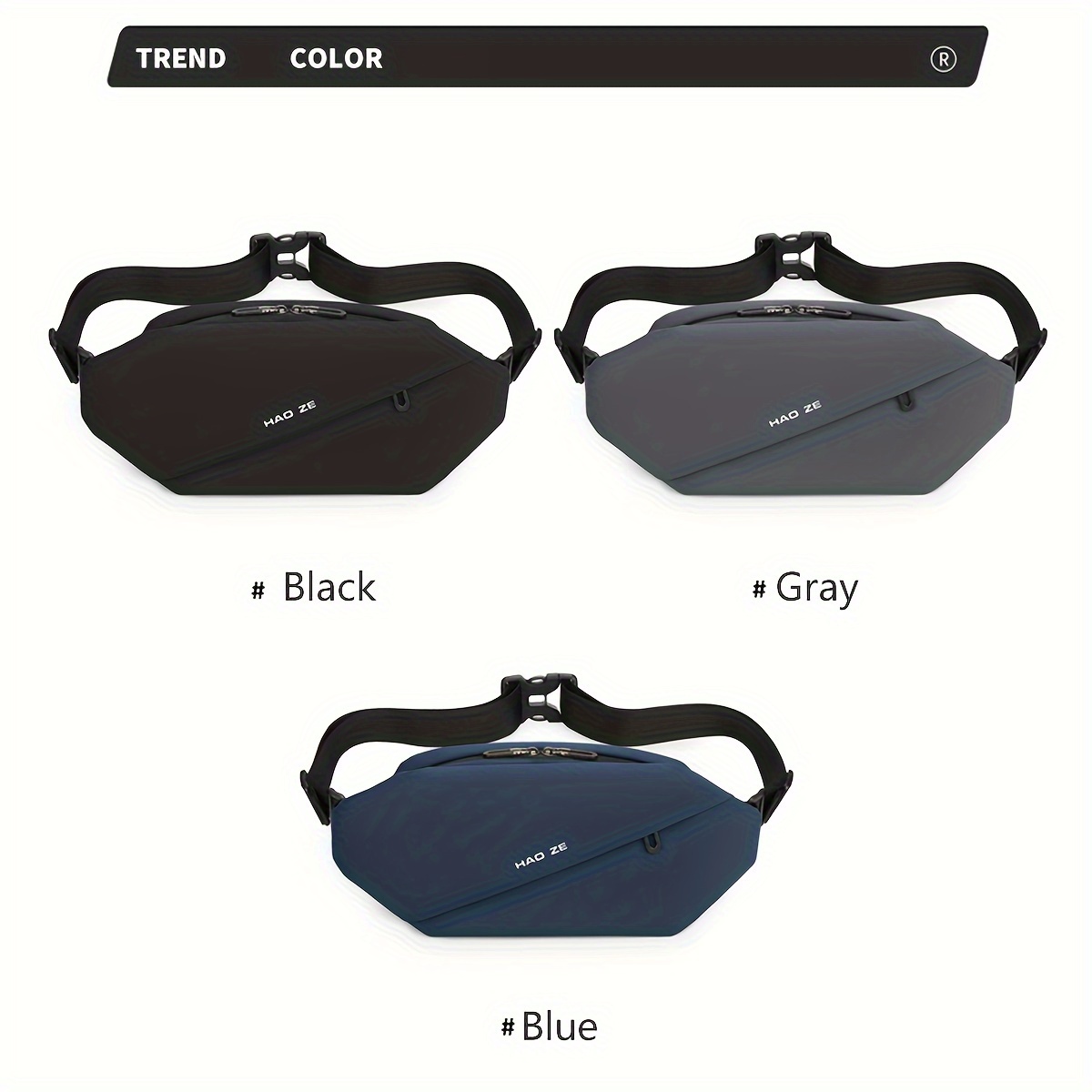 1pc mens crossbody bag casual trendy fashion waterproof shoulder bag large capacity chest bag details 1