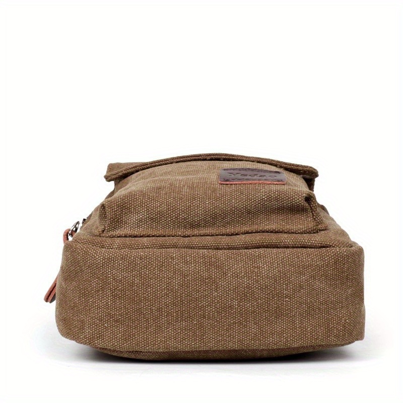 1pc korean version mens womens chest bag student commuter canvas crossbody bag sling bag sports outdoor single shoulder bag for camping hiking details 3
