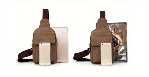1pc korean version mens womens chest bag student commuter canvas crossbody bag sling bag sports outdoor single shoulder bag for camping hiking details 6