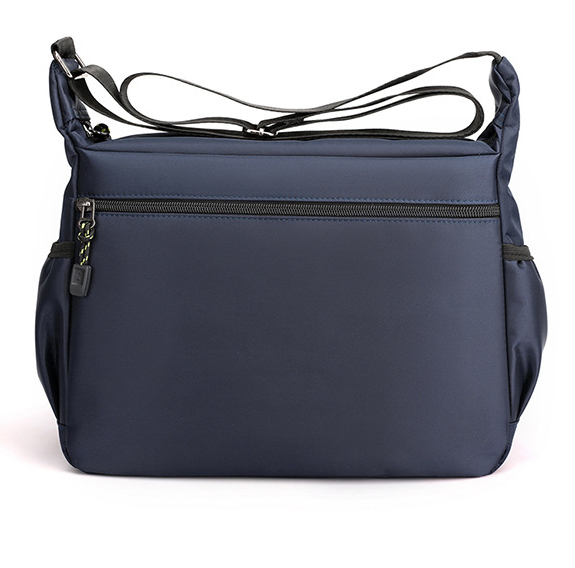 mens shoulder bag messenger bag fashion large capacity multi pocket waterproof casual bag details 15