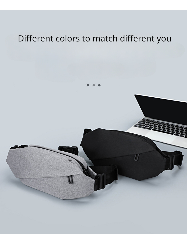 mens crossbody bag large capacity casual shoulder bag fashion trendy multi functional chest bag daypack details 3