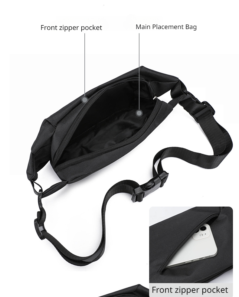 mens crossbody bag large capacity casual shoulder bag fashion trendy multi functional chest bag daypack details 8