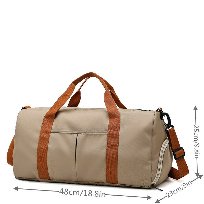 short haul shoulder satchel bag, large capacity satchel travel luggage bag lightweight dry moisture separated sports fitness bag short haul shoulder satchel bag details 2
