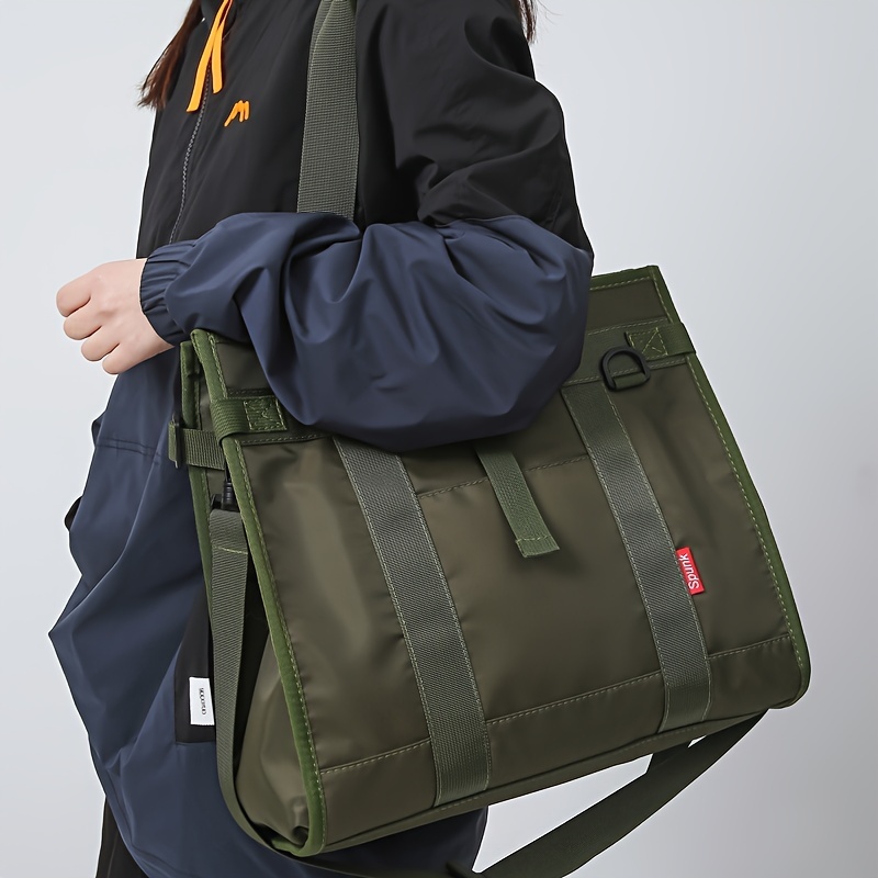 1pc mens trendy crossbody bag large capacity shoulder bag fashion all match tote bag details 6