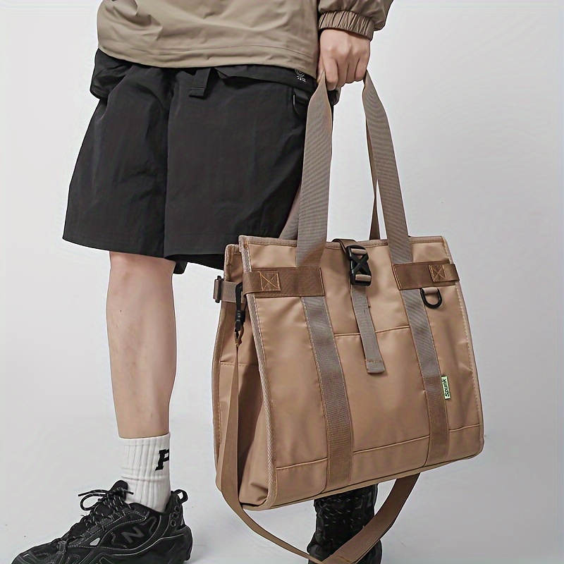 1pc mens trendy crossbody bag large capacity shoulder bag fashion all match tote bag details 7