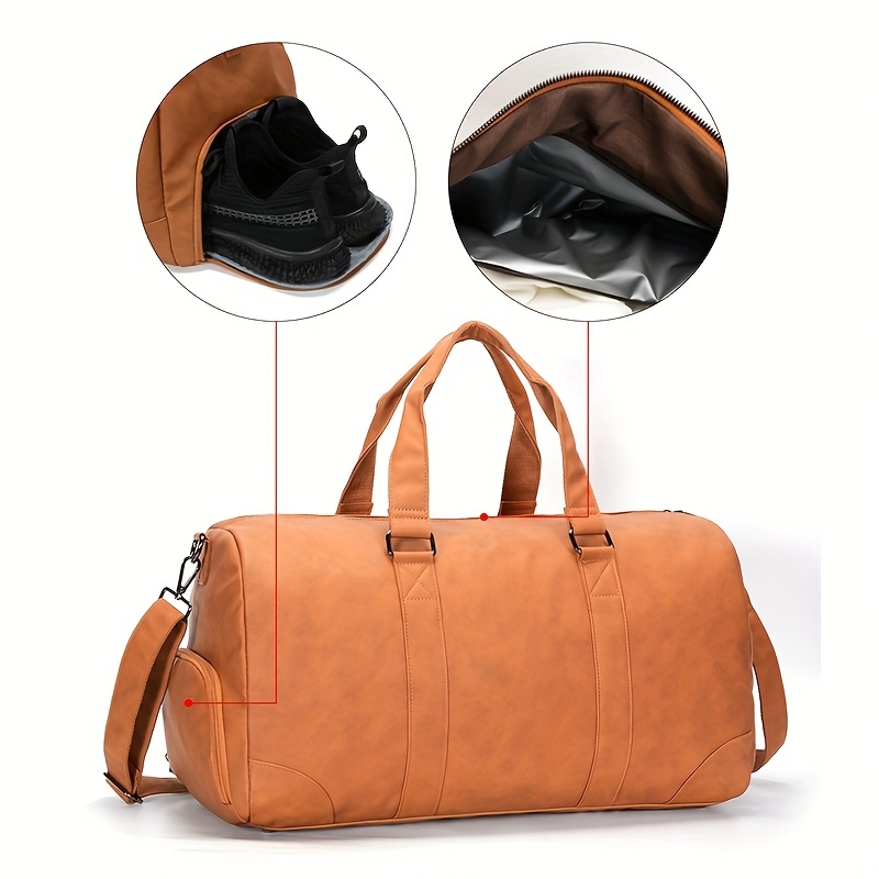 new luggage bag large capacity duffle bag waterproof travel bag women travel bag portable sports bag mens gym bag details 2