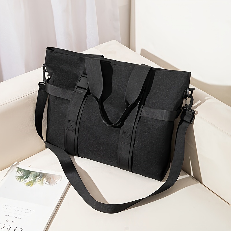 casual large capacity handbags, 1pc mens casual large capacity handbags cross body bags commuter daily tote bags details 1
