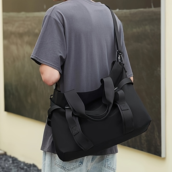 casual large capacity handbags, 1pc mens casual large capacity handbags cross body bags commuter daily tote bags details 5