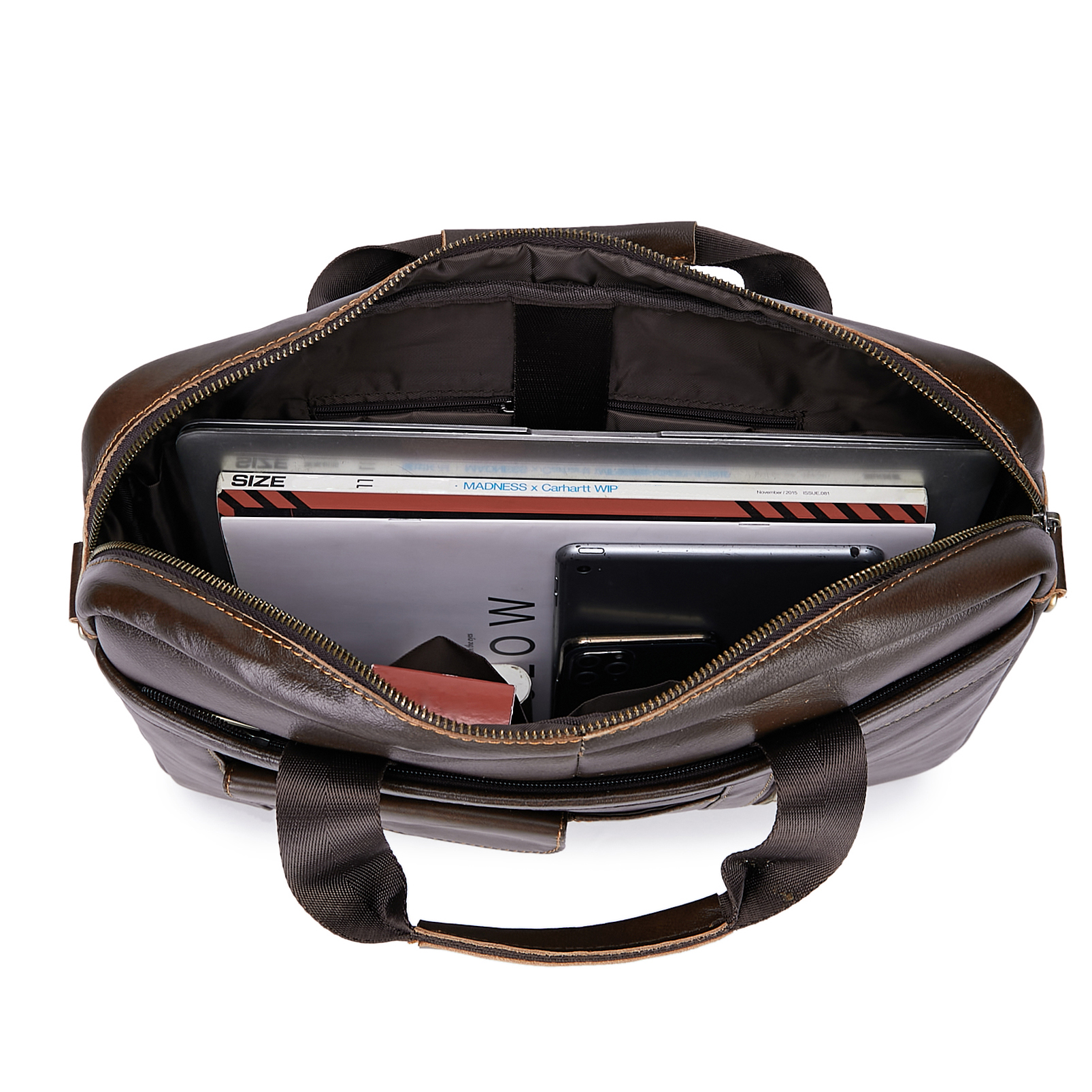 new vintage genuine leather mens bag top layer cowhide handbag mens briefcase vintage one shoulder crossbody bag fashion give gifts to men on valentines day details 7