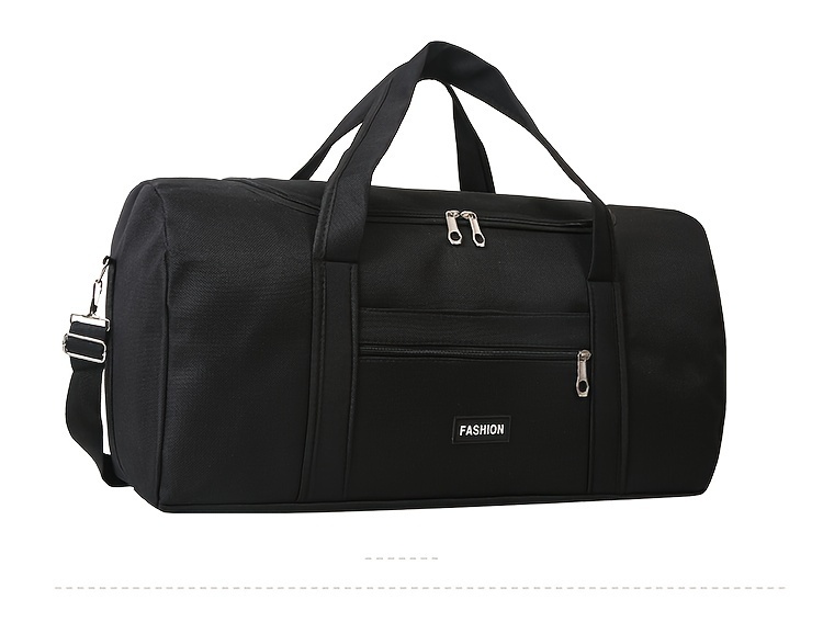 large capacity gym bag, 1pc mens large capacity gym bag waterproof sports handbag simple solid color sports crossbody bag multifunctional outdoor travel bag daily commuter handbag details 10