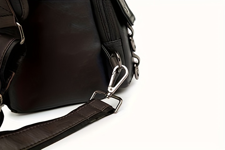 vintage multi pocket sling bag solid color textured crossbody bag with mini credit card case details 6