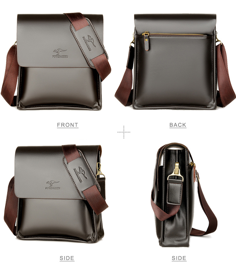 vintage casual multi pocket messenger bag solid color flap shoulder bag perfect crossbody bag for daily use details 4