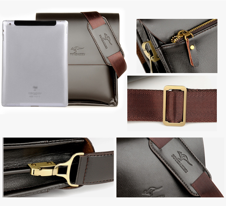 vintage casual multi pocket messenger bag solid color flap shoulder bag perfect crossbody bag for daily use details 7