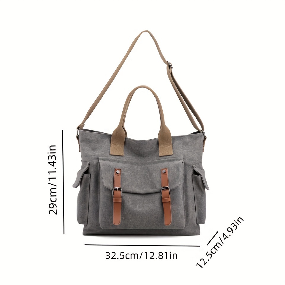 large capacity casual luggage crossbody bag for travel all match versatile shoulder bag with multi pockets details 12