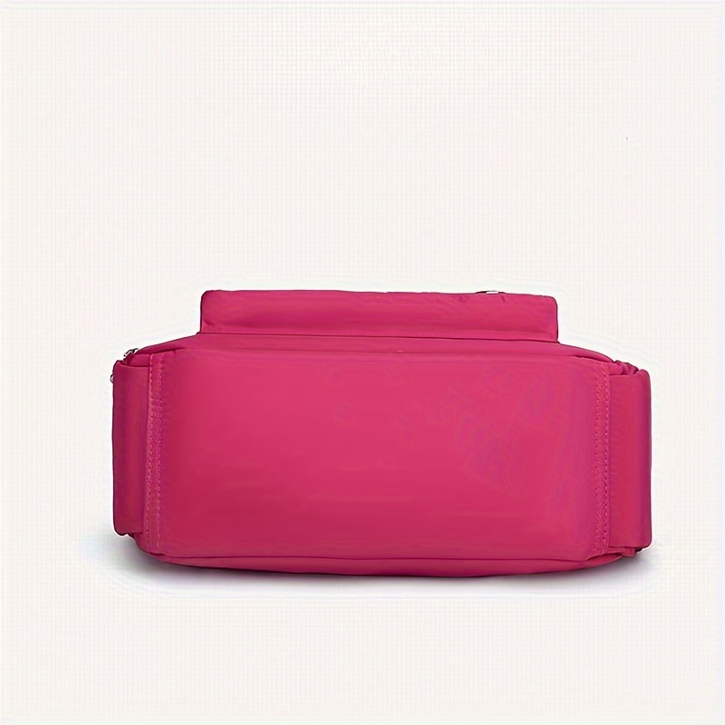 stylish multi layer zipper crossbody bag casual solid color shoulder bag perfect messenger bag for daily use details 9