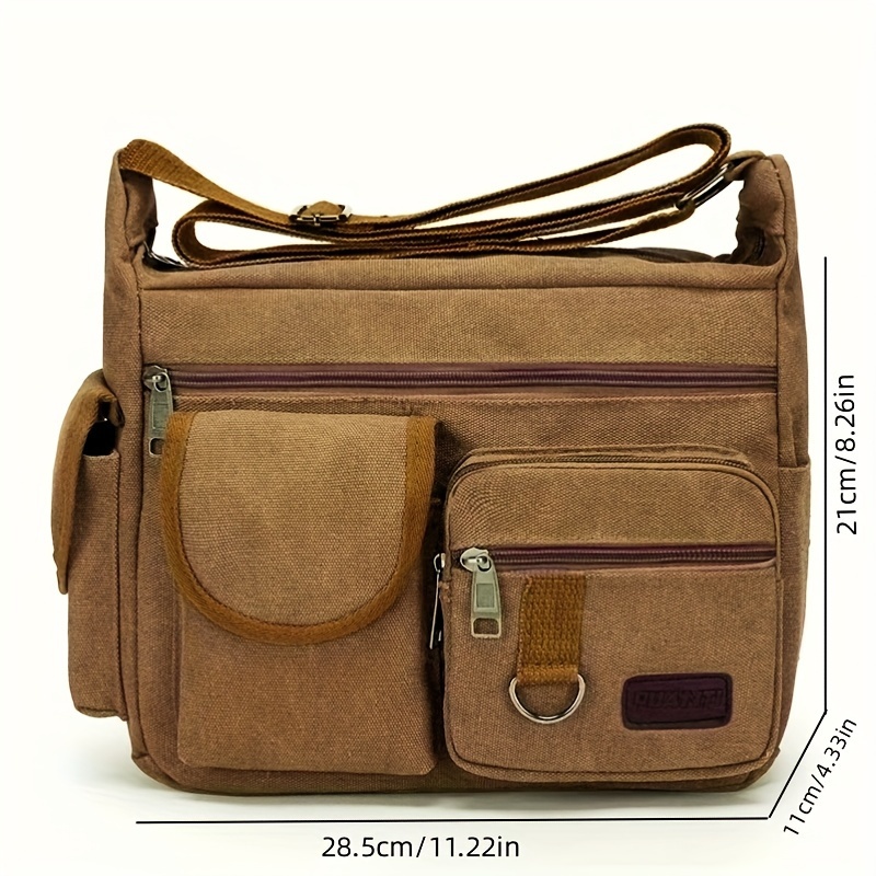 vintage hobo crossbody bag zipper casual shoulder bag casual all match bag for travel details 2