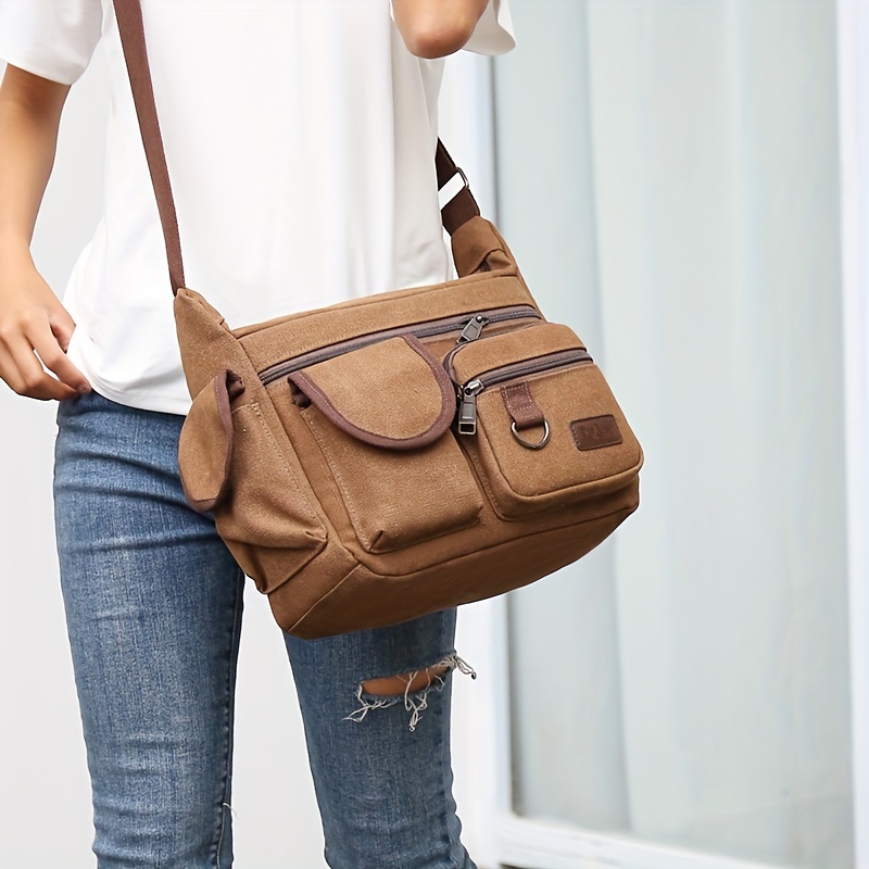 vintage hobo crossbody bag zipper casual shoulder bag casual all match bag for travel details 4