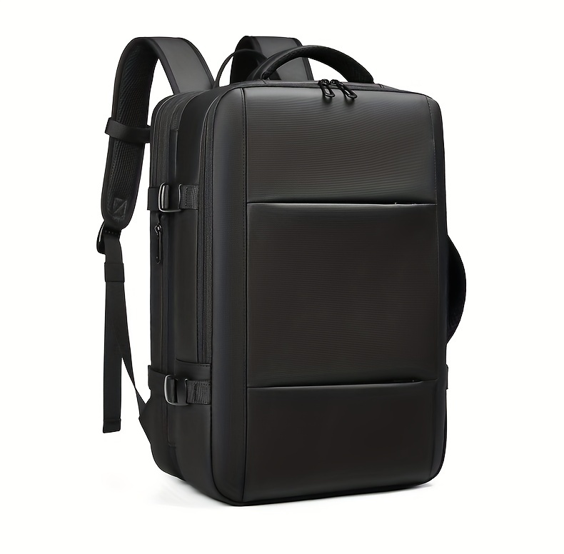 expandable travel business laptop mens backpack large capacity waterproof with external usb charging port commuter backpack details 15