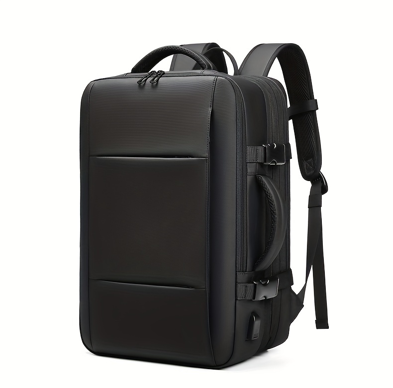 expandable travel business laptop mens backpack large capacity waterproof with external usb charging port commuter backpack details 16