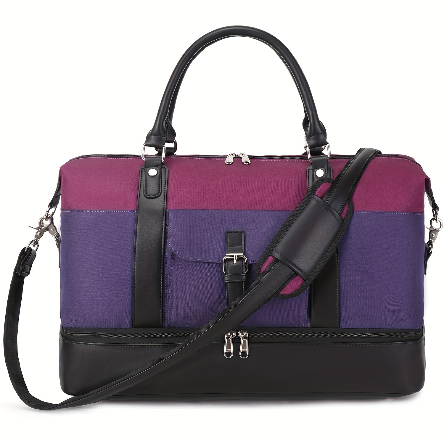 1pc weekender bags for women large bag travel duffel bag carry on shoulder bag with shoe compartment toiletry bag for travel business gym details 6