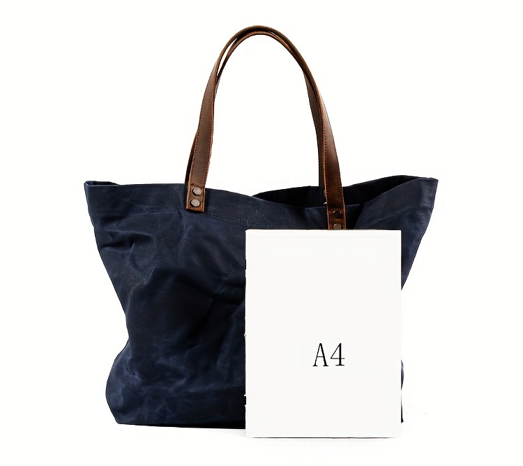 Retro Outdoor Computer Bag For Men And Women, Casual Canvas Tote Bag, Waterproof Large Capacity Messenger Bag details 1