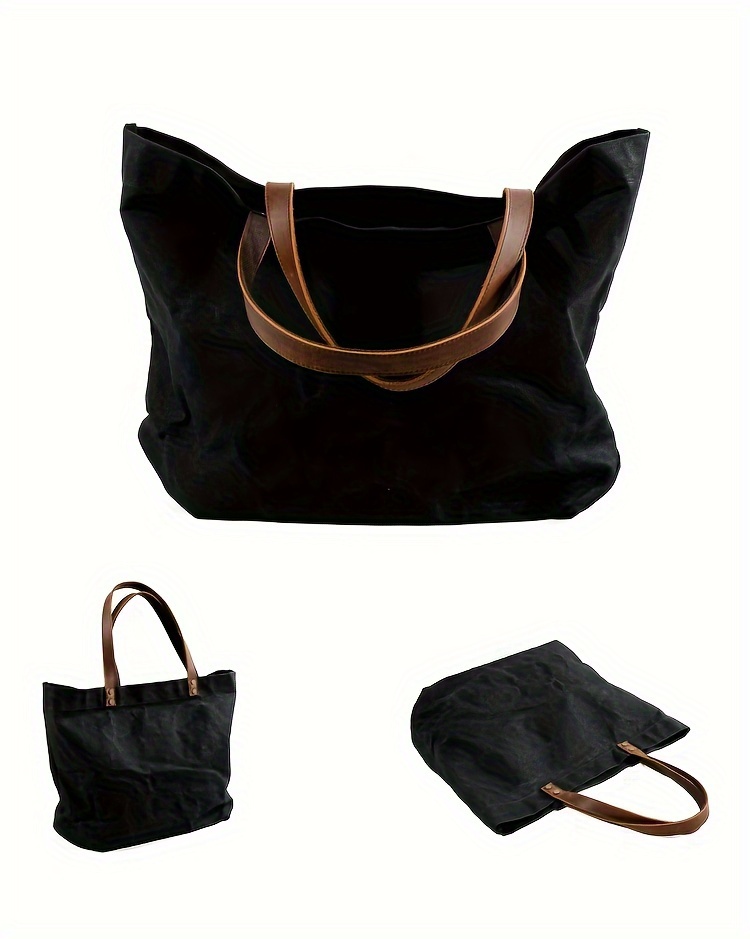 Retro Outdoor Computer Bag For Men And Women, Casual Canvas Tote Bag, Waterproof Large Capacity Messenger Bag details 11