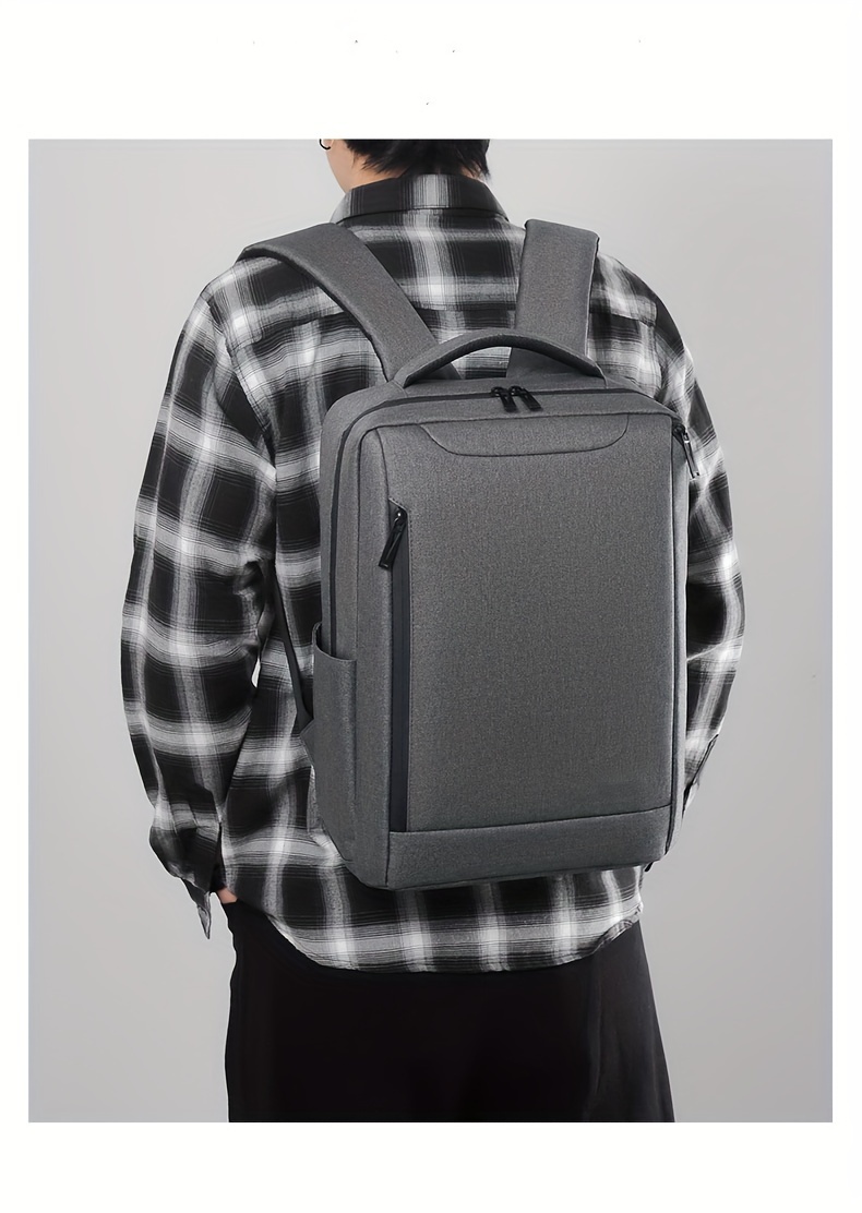 business computer backpack trendy waterproof wear resistant lightweight shoulder bag mens casual travel notebook computer bag details 9