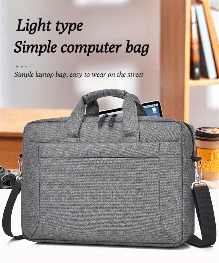 weixier large capacity computer bag with multiple zipper design mens briefcase with multiple colors choice and internal magic tape details 4