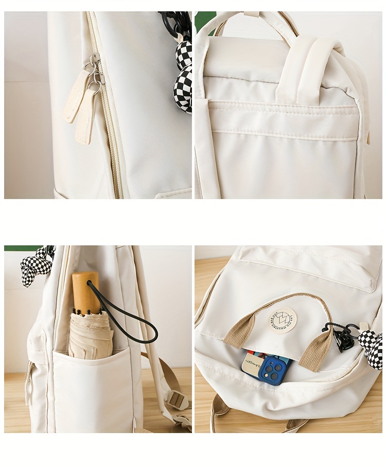 portable large capacity laptop backpack waterproof portable bag for students details 1