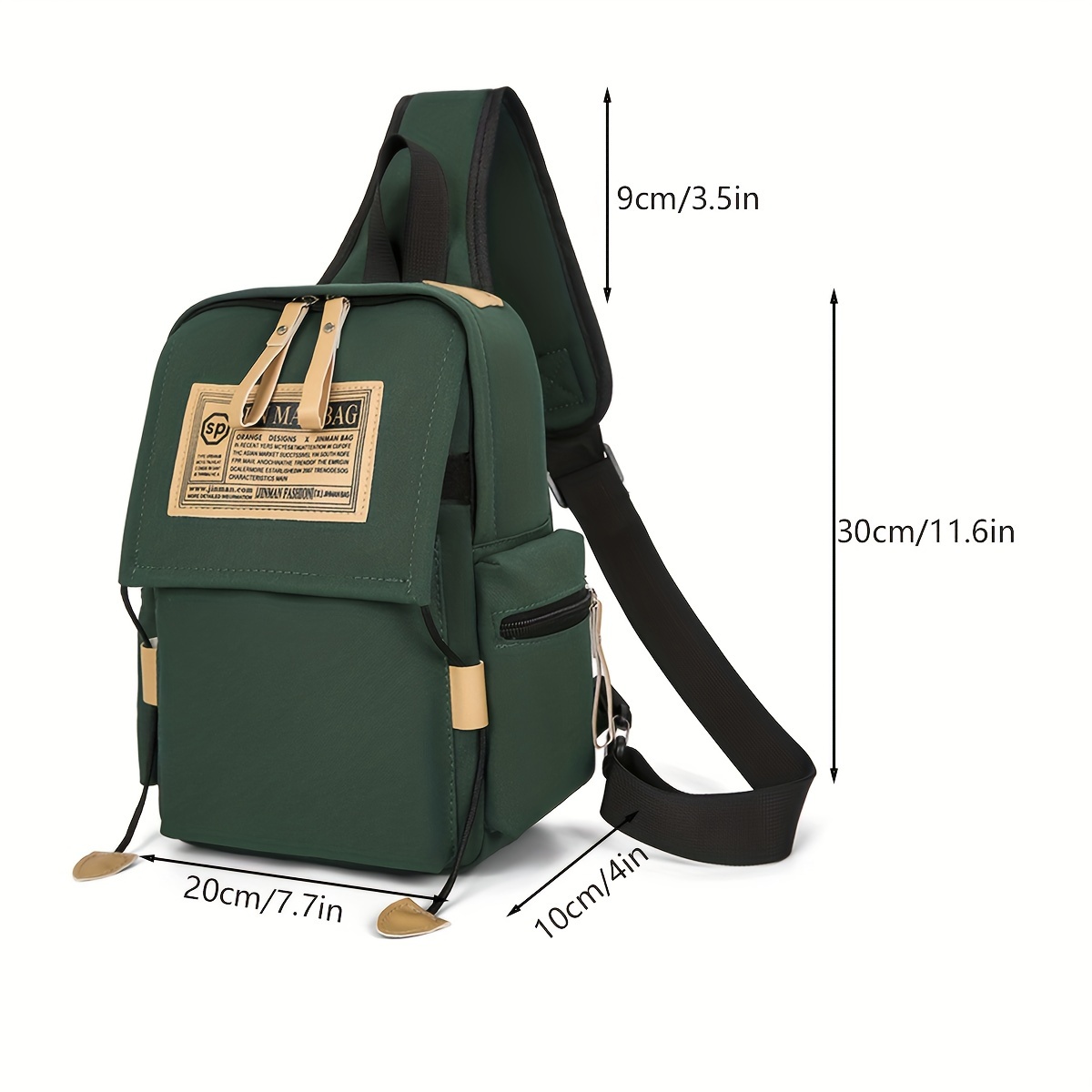 new chest bag, new chest bag casual shoulder bag nylon tablet computer bag details 0