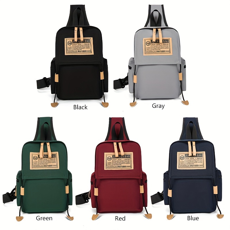 new chest bag, new chest bag casual shoulder bag nylon tablet computer bag details 1