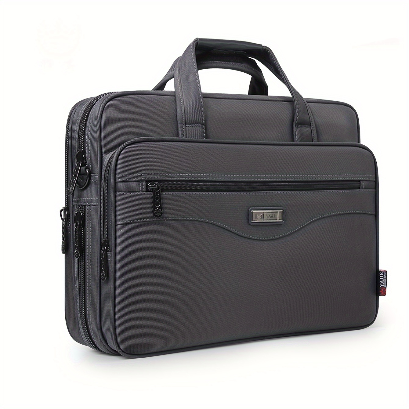 business briefcase oxford cloth waterproof computer bag handheld mens shoulder business bag file bag details 1