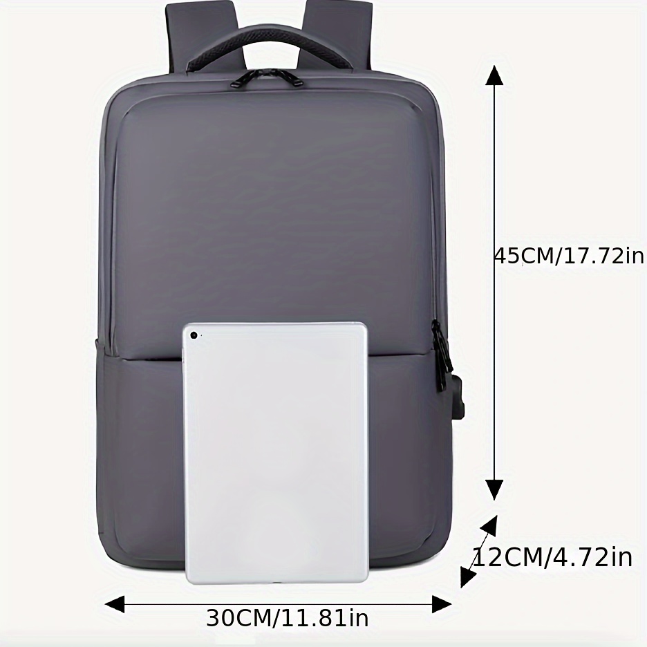 Shoulder Computer Bag, Large Capacity Waterproof Computer Backpack For Men details 0