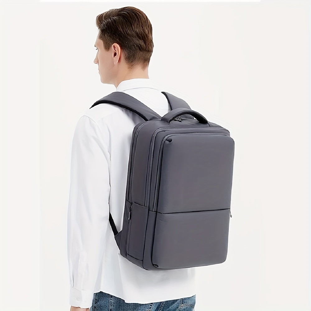 Shoulder Computer Bag, Large Capacity Waterproof Computer Backpack For Men details 1
