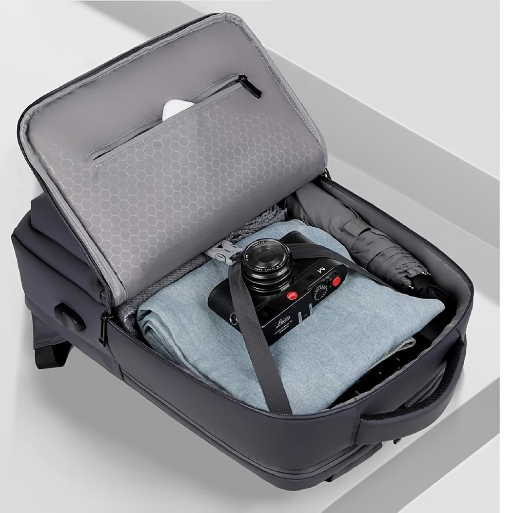 Shoulder Computer Bag, Large Capacity Waterproof Computer Backpack For Men details 4