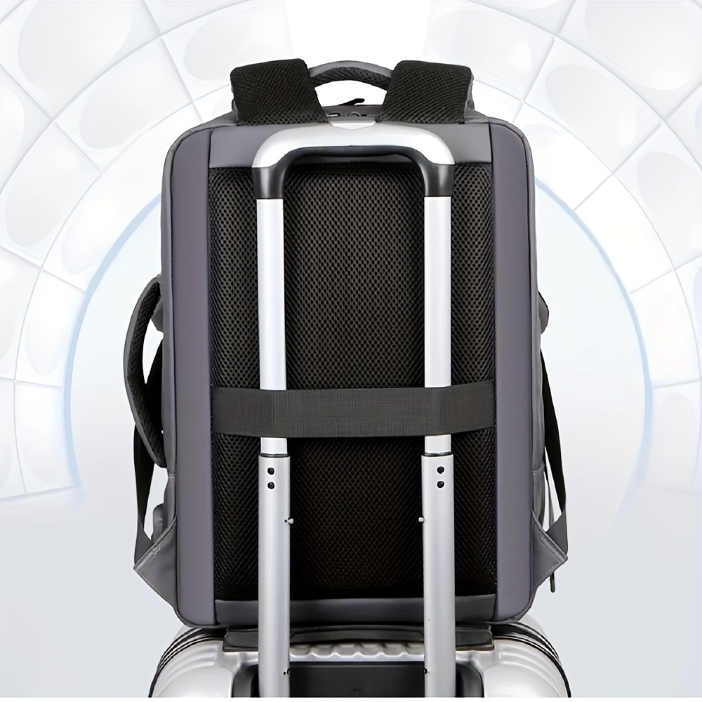 Shoulder Computer Bag, Large Capacity Waterproof Computer Backpack For Men details 6