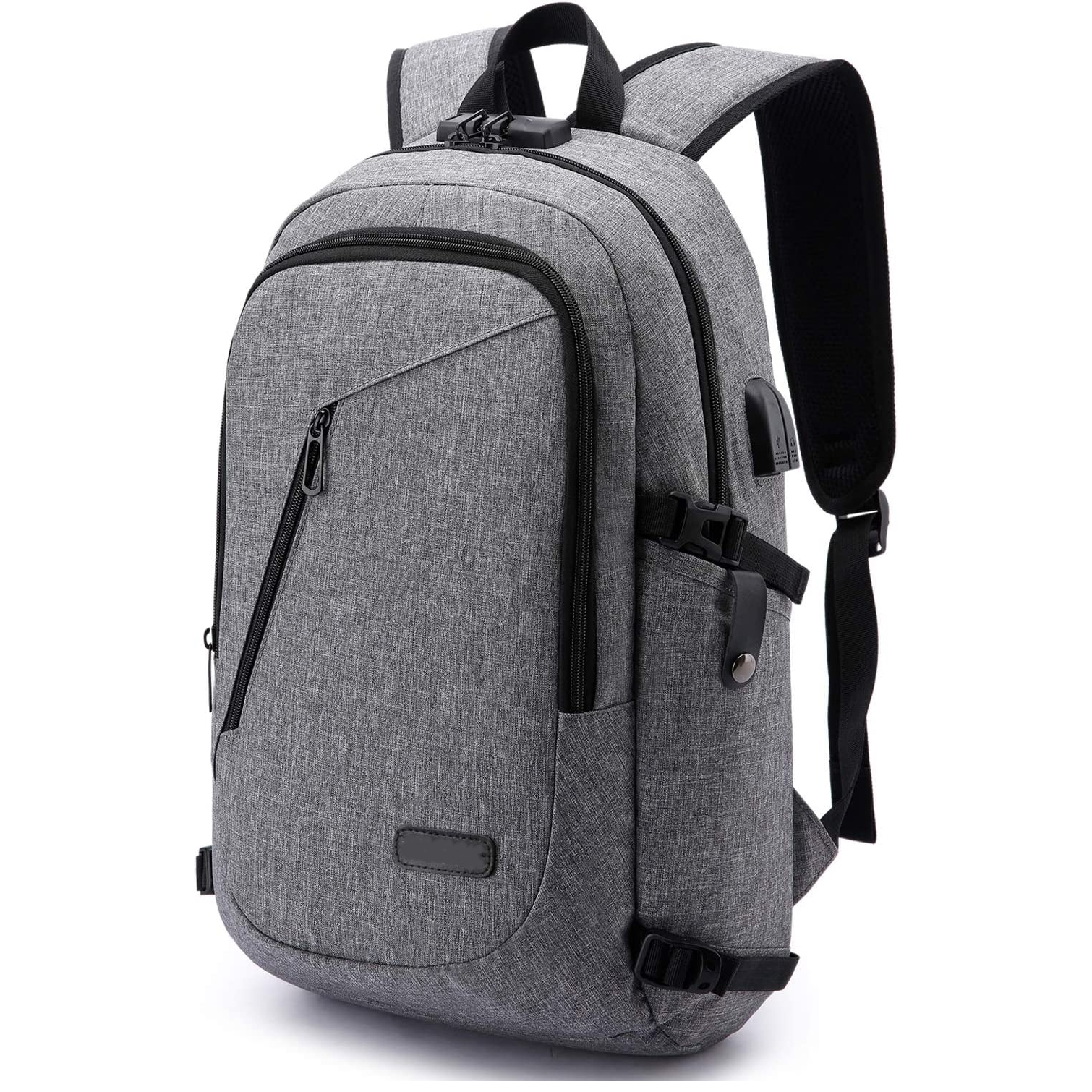 laptop backpack, laptop backpack business travel anti theft backpack for men and women slim durable waterproof college school backpack computer backpack for laptop notebook details 8