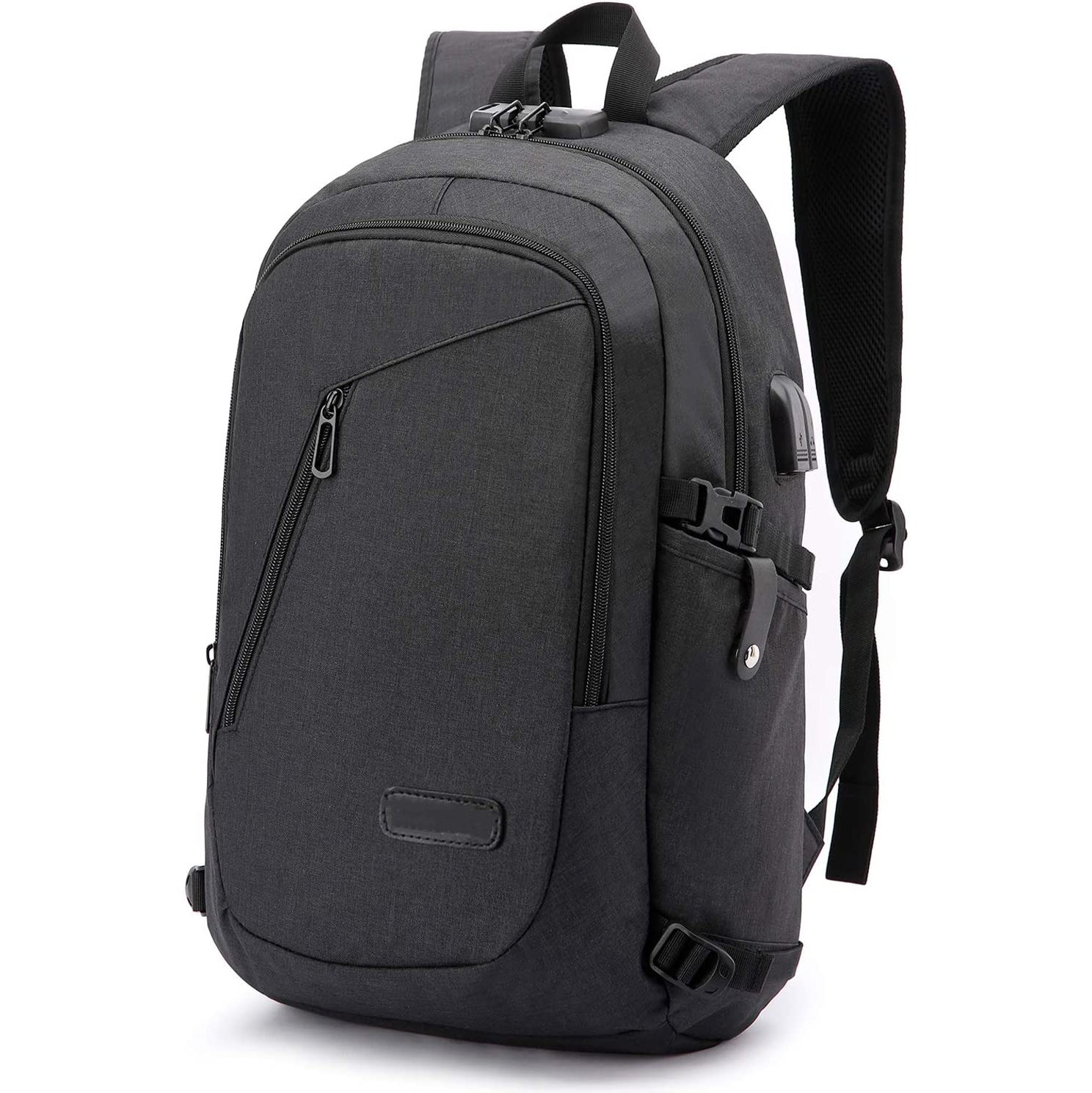 laptop backpack, laptop backpack business travel anti theft backpack for men and women slim durable waterproof college school backpack computer backpack for laptop notebook details 9
