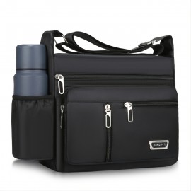 Shoulder Bag Casual Sports Satchel Business Classic Men's Backpack, Large Capacity Waterproof Lightweight