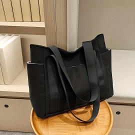 Casual Shoulder Bag For Men And Women, Large Capacity Tote Bag Student Bookbag