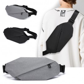 Men's Crossbody Bag Large Capacity Casual Shoulder Bag Fashion Trendy Multi-functional Chest Bag Daypack