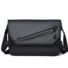 1pc Men's New Business Multifunctional Shoulder Messenger Bag, Men's Nylon Fashion Simple Bag
