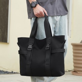 1pc Men's Casual Large-capacity Handbags, Cross-body Bags, Commuter Daily Tote Bags