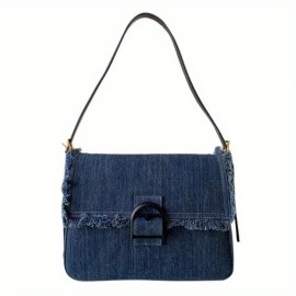 Mini Quilted Mouse Decor Crossbody Bag, PU Leather Textured Bag, Classic Versatile Fashion Shoulder Bag