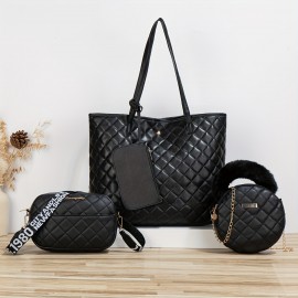 2pcs/set Girl's Bag, Fashion Handbag And Purse, Shell Crossbody Shoulder Bag, Ideal choice for Gifts