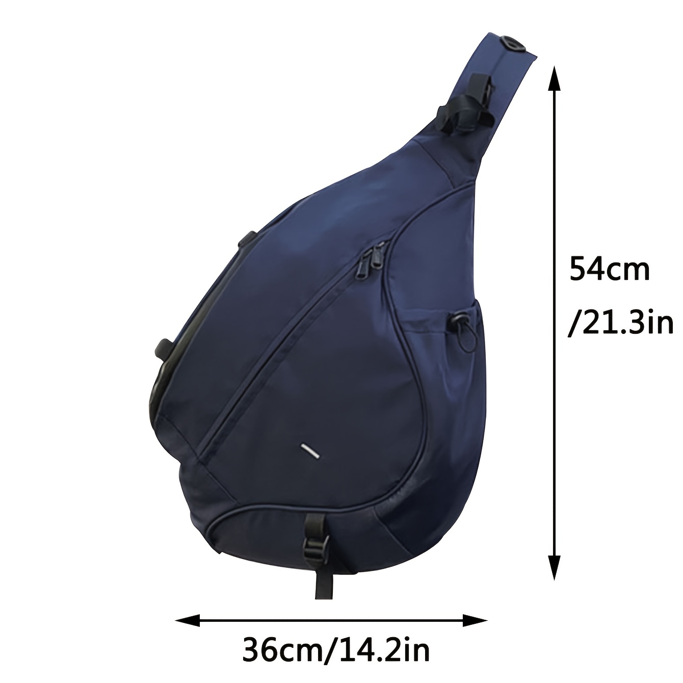 1pc mens outdoor large capacity casual bag shoulder sports chest bag details 0