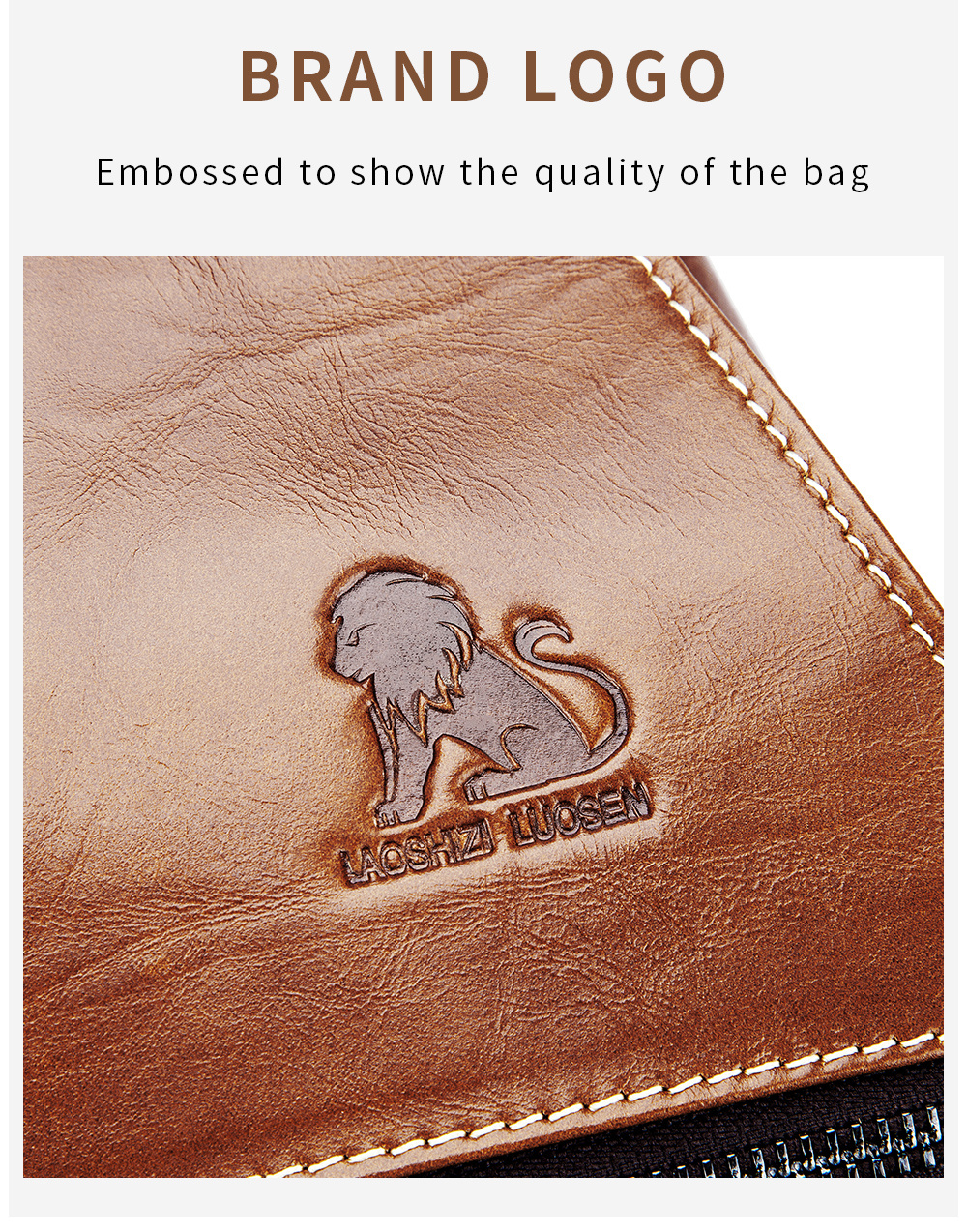 mens large capacity leather chest bag head layer cowhide chest bag retro casual style shoulder bag details 16