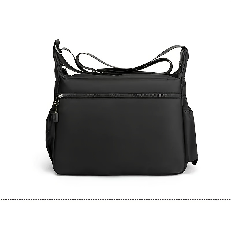 mens multi layer messenger bag large capacity shoulder bag waterproof and wear resistant crossbody bag details 7