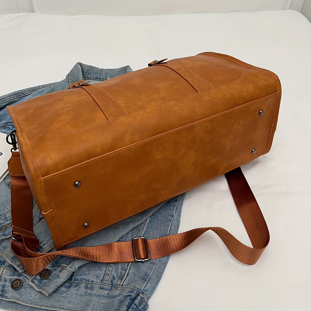 1pc mens large capacity handbag short distance travel bag fashion fitness bag short term travel storage bag details 3