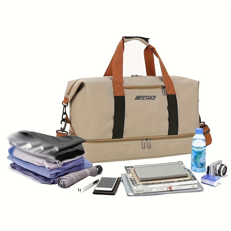 1pc mens waterproof handbag travel shoulder crossbody bag details 7